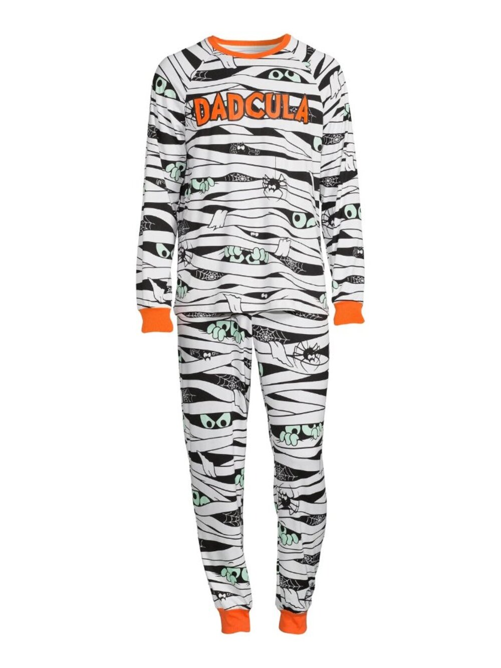 Celebrate Halloween Dadcula Mummy Spooky 2X Pajama Set New With Tags Horror FUN